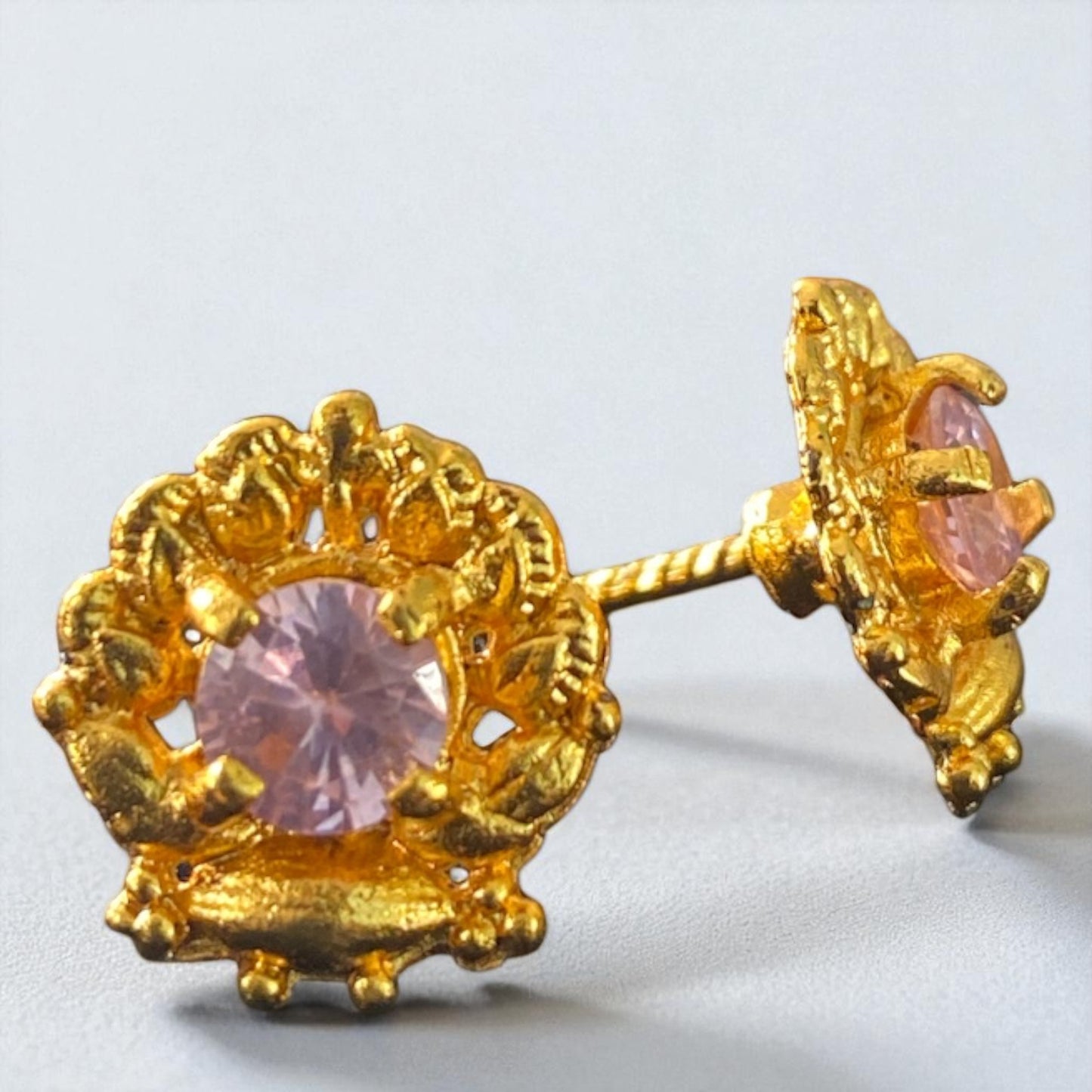 Shubh shri gold plated ear-tops