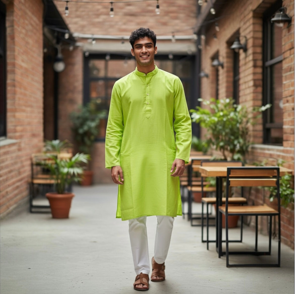Men’s plain kurta top only