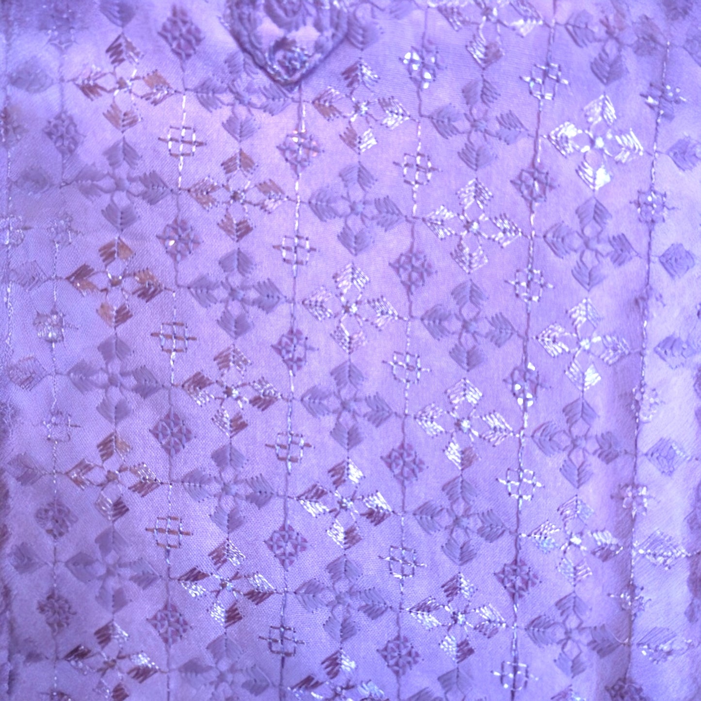 Chikankari father-son family combo set