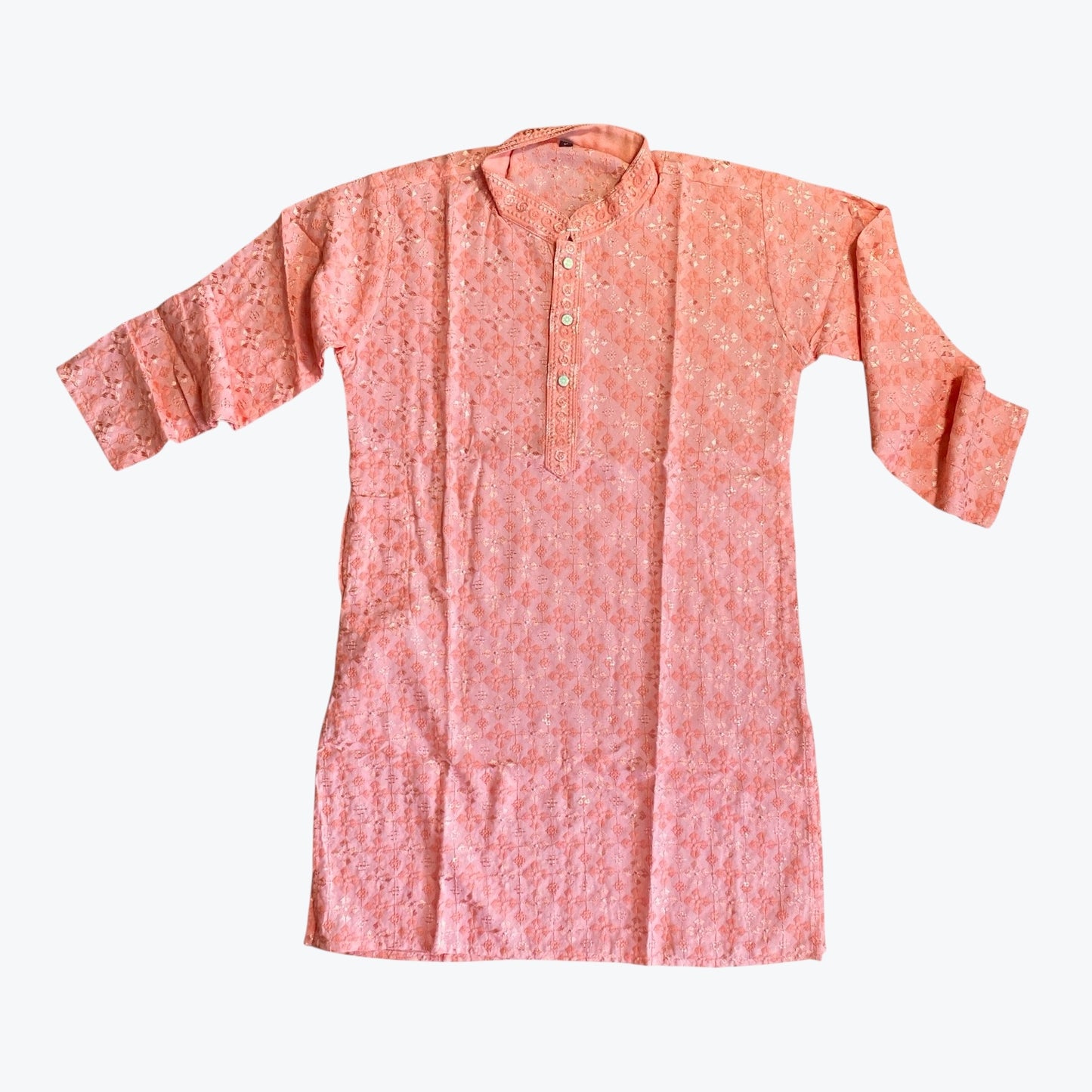 Chikankari father-son family combo set