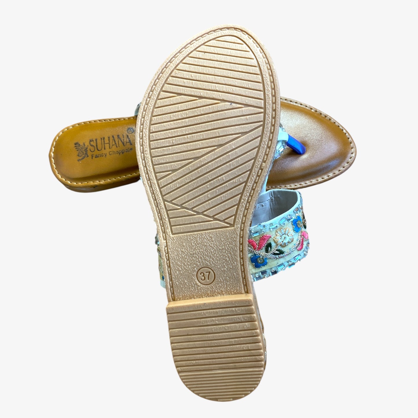 Suhana Floral Kolhapuri Sandals