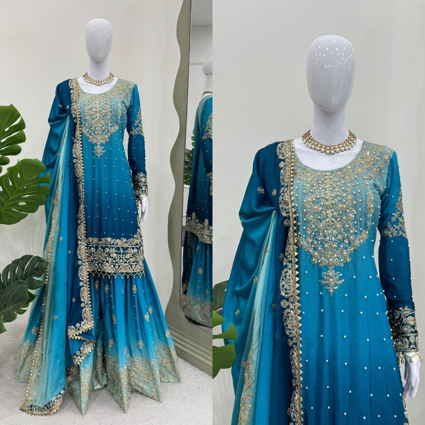 BOLLYWOOD SUIT INDIAN WEDDING SALWAR KAMEEZ PARTYWEAR