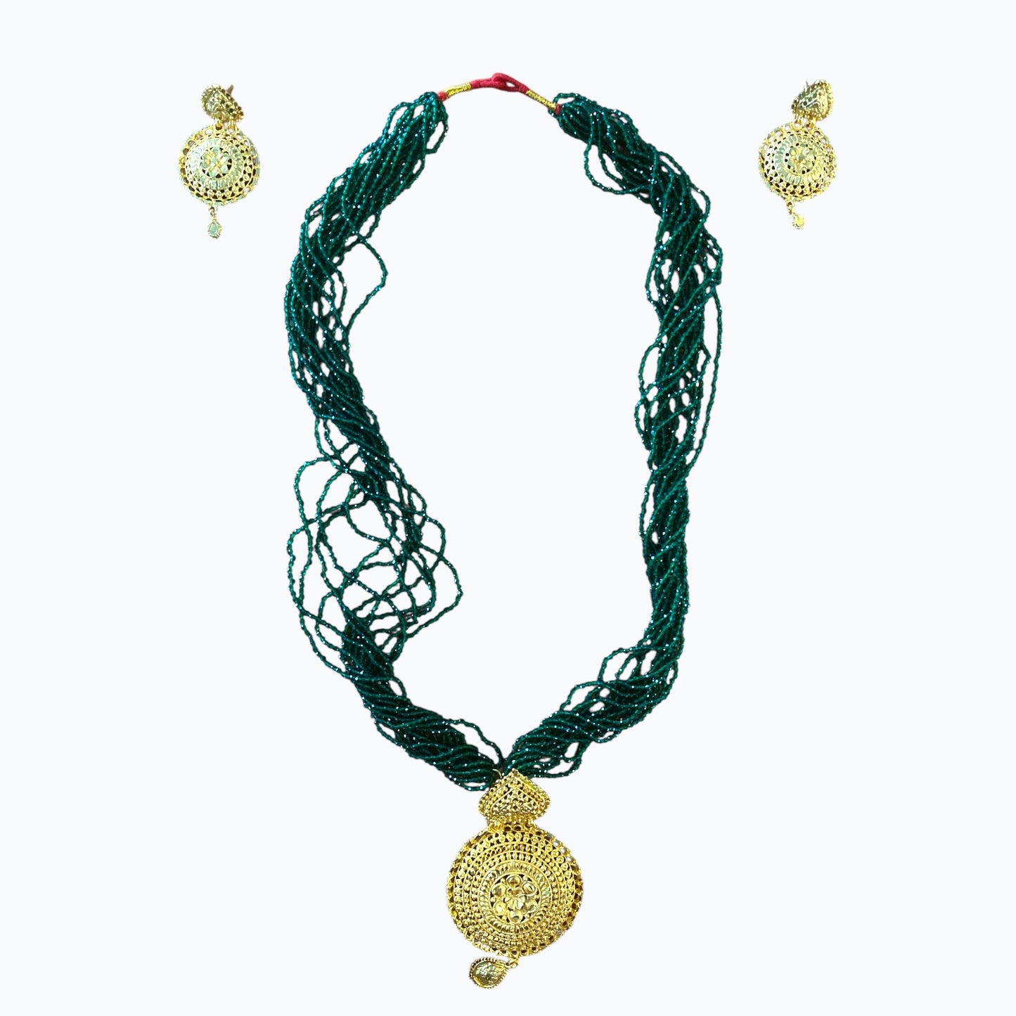 Hydro locket potey and earring sets.Long har