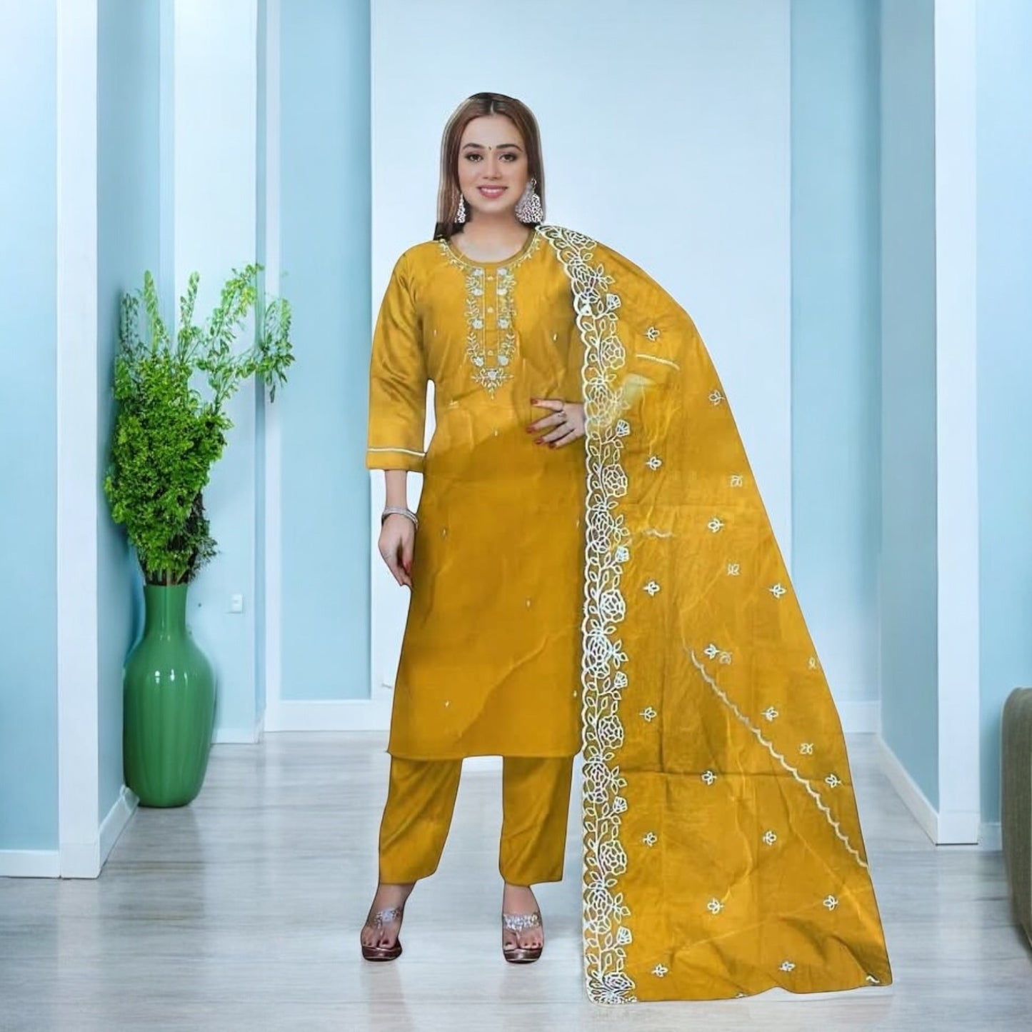 Big size kurta set