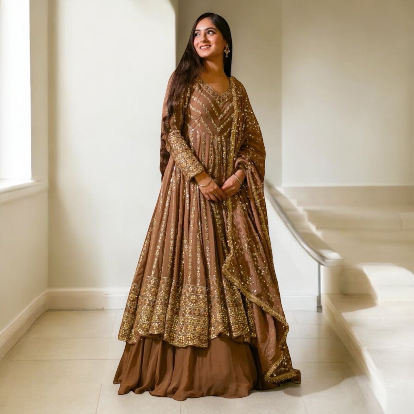Long top lehenga