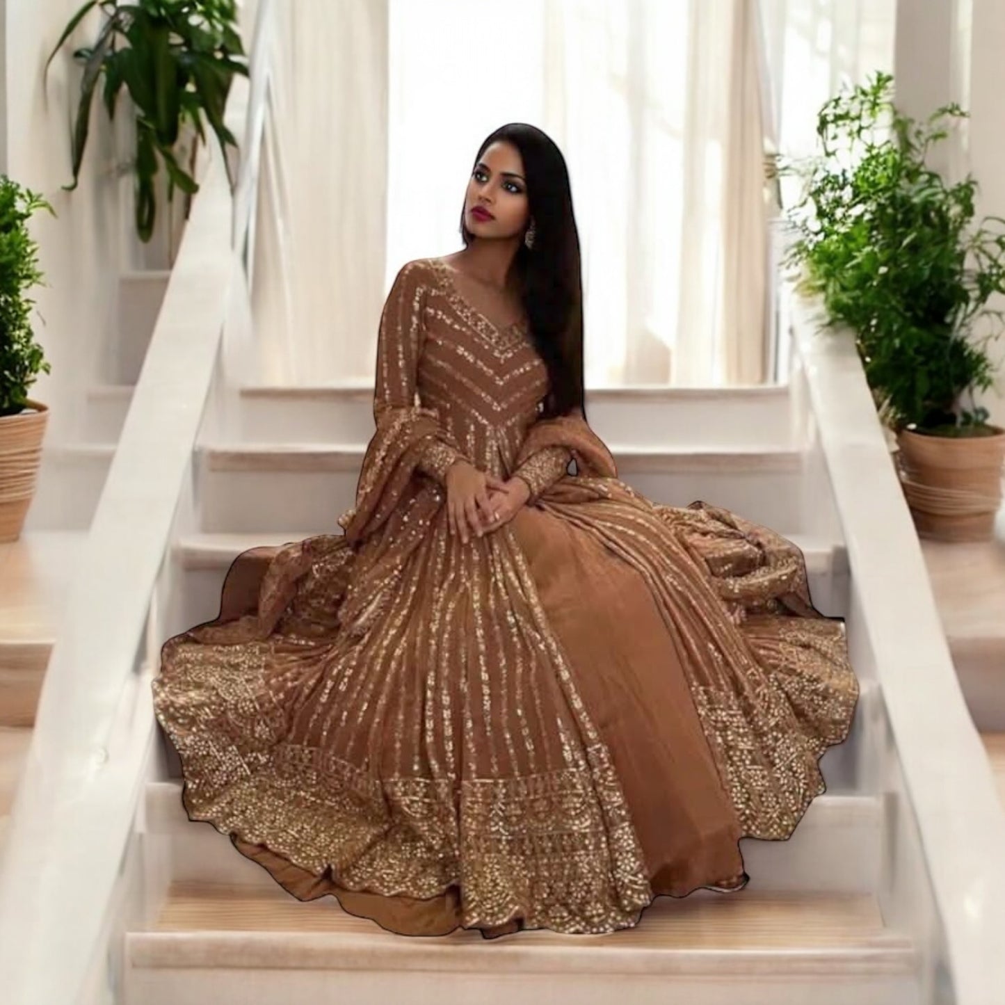 Long top lehenga