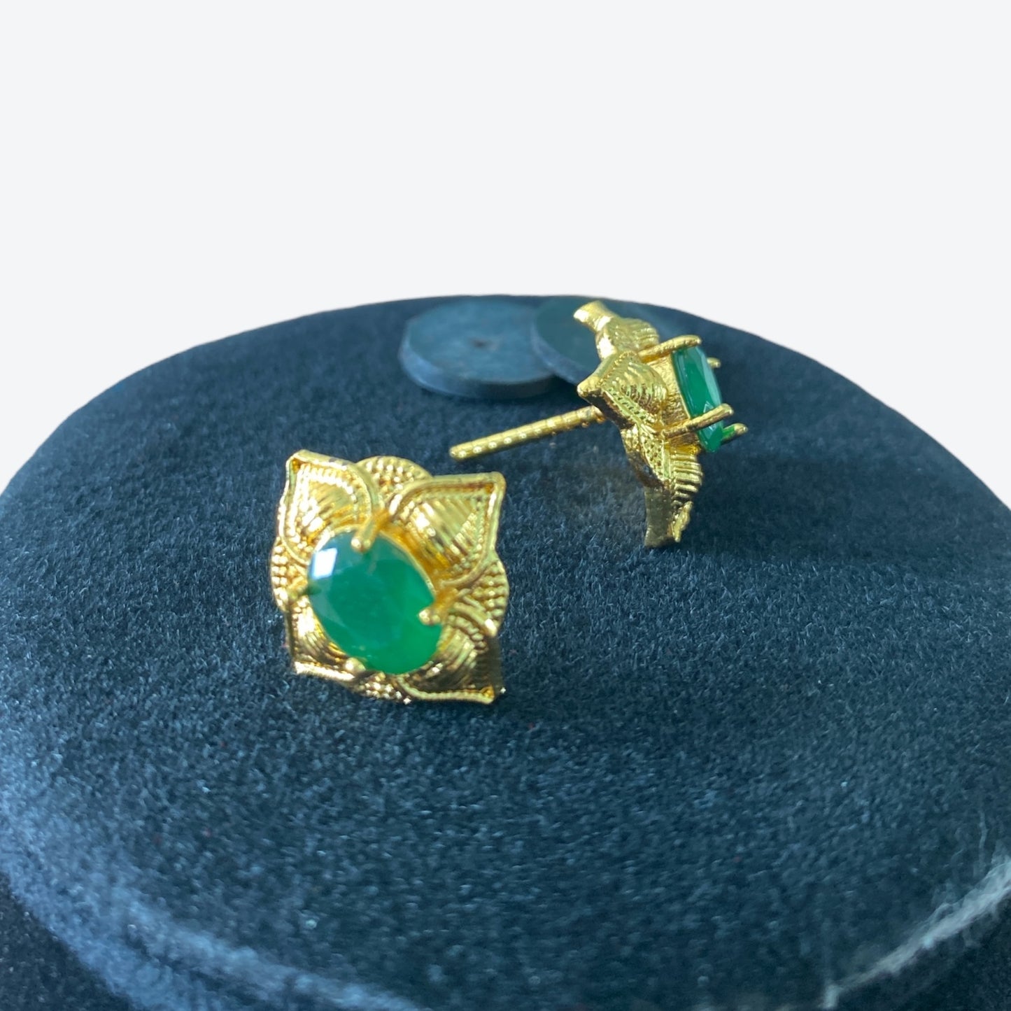 Shubh shri gold plated ear-tops