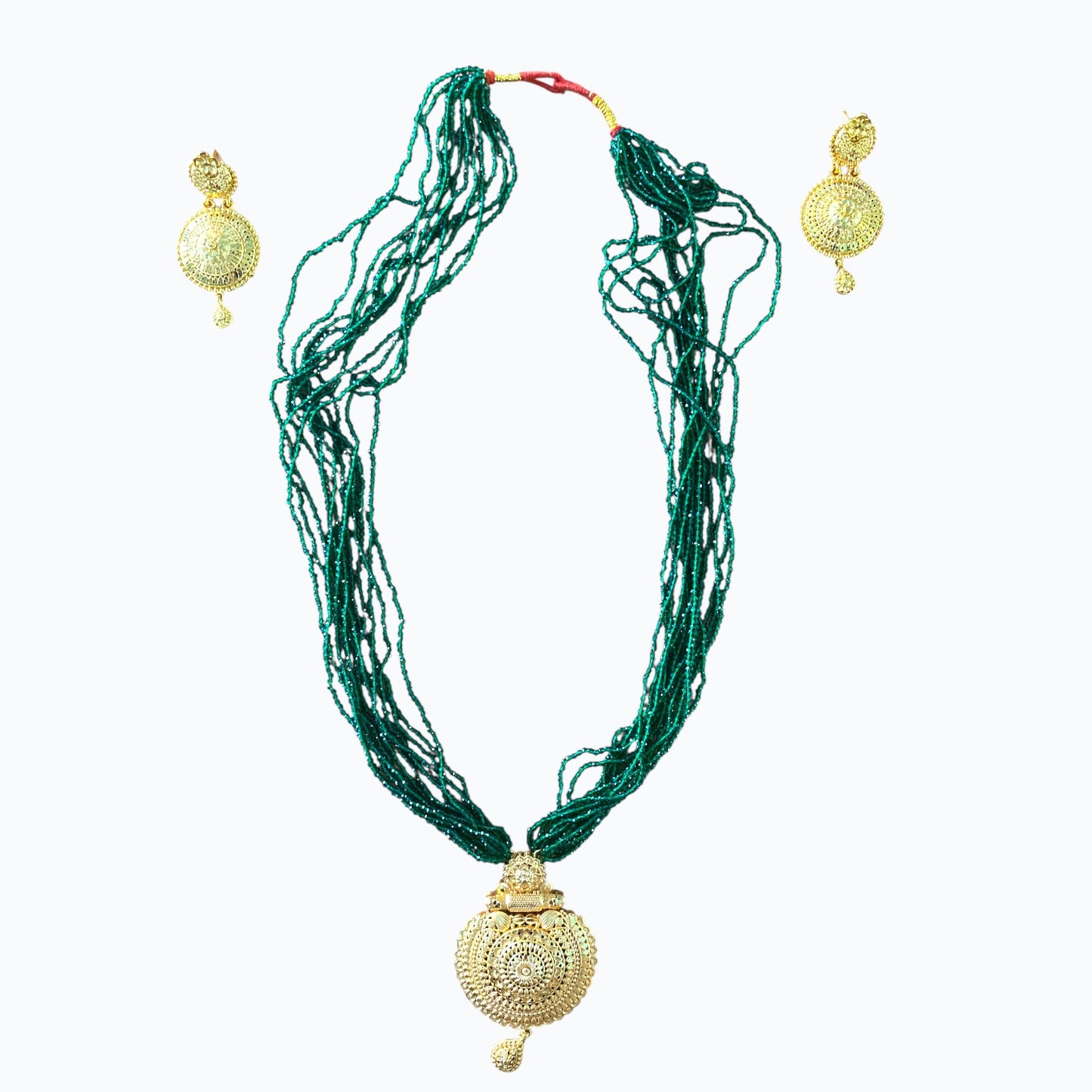 Hydro locket potey and earring sets.Long har