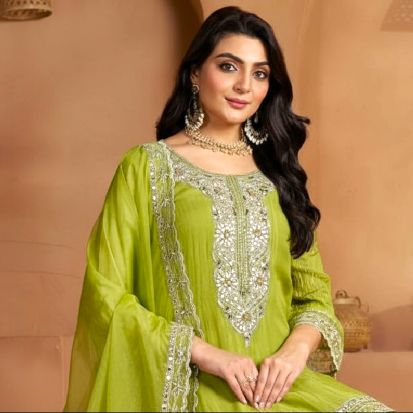 Salwar kameez kurta set.