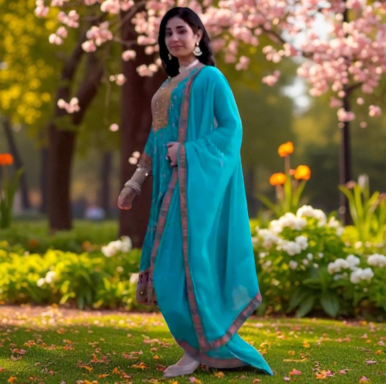 Anarkali kurta set
