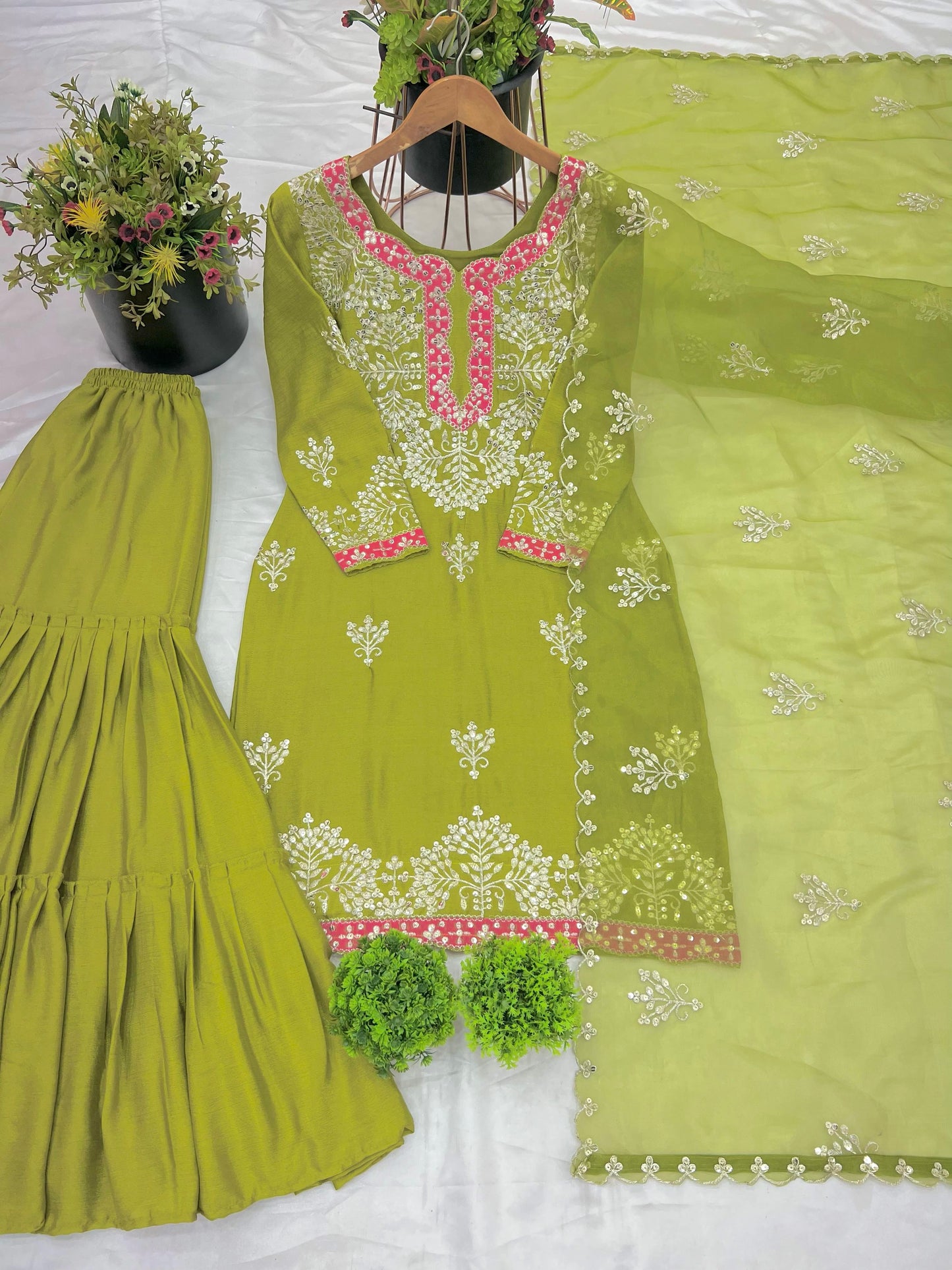 Palazzo Suit With Dupatta