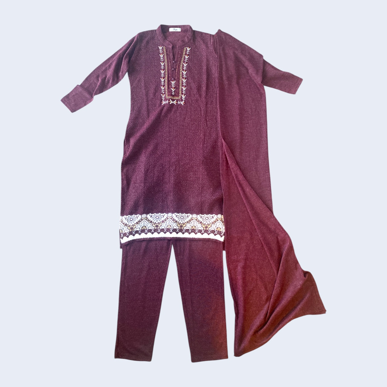 Rapic winter woolen kurta set