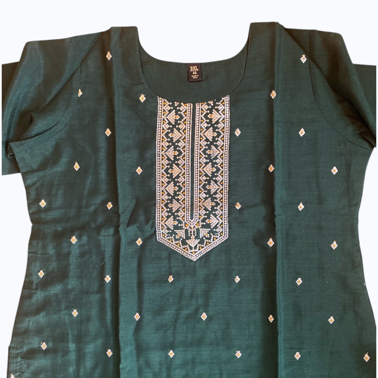 Big size silk kurta
