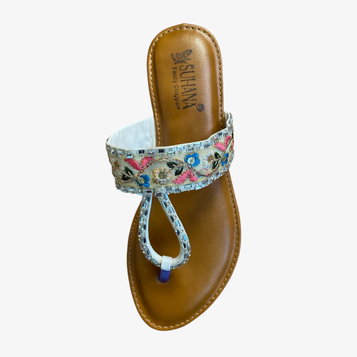 Suhana Floral Kolhapuri Sandals