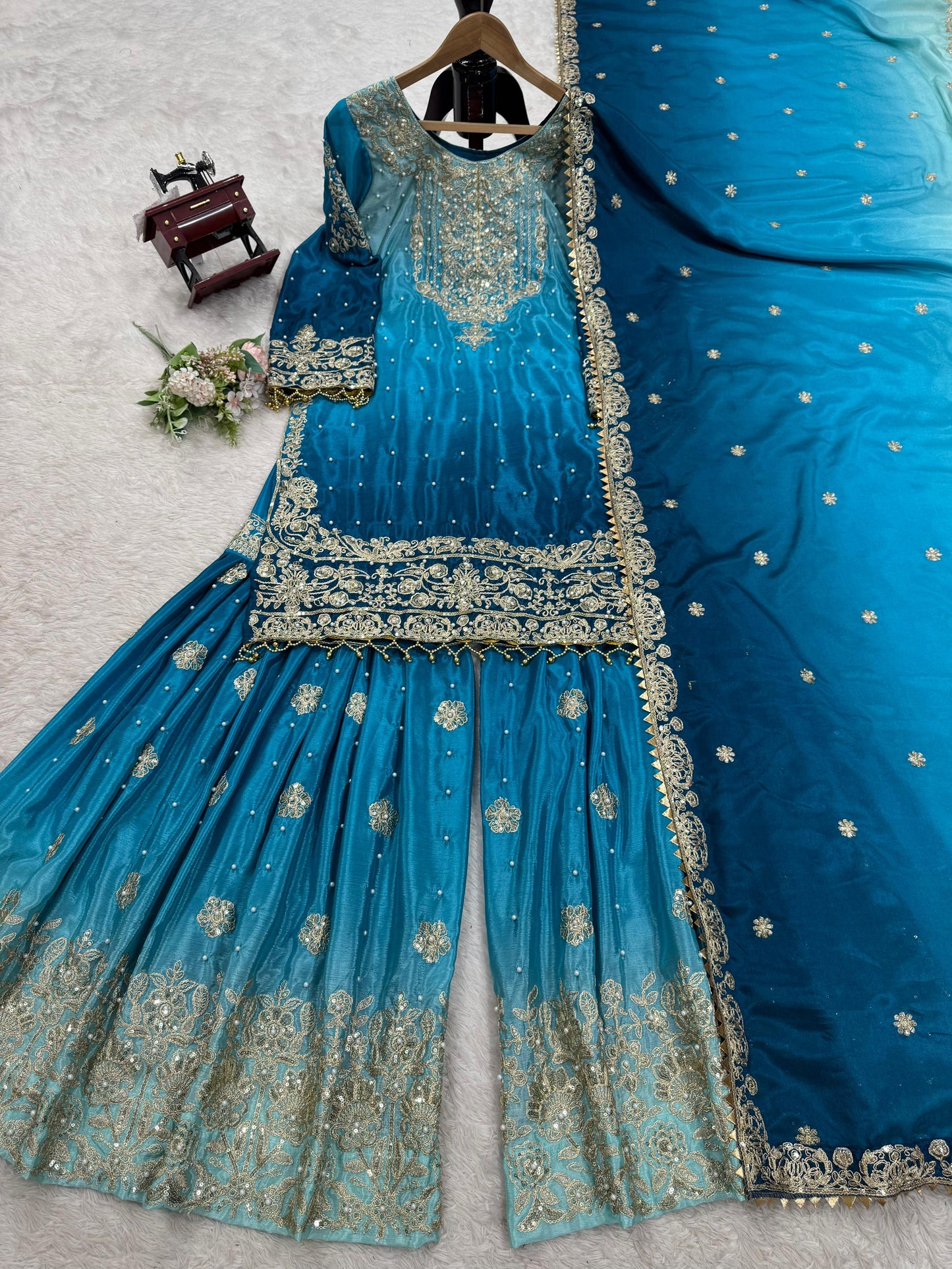 BOLLYWOOD SUIT INDIAN WEDDING SALWAR KAMEEZ PARTYWEAR