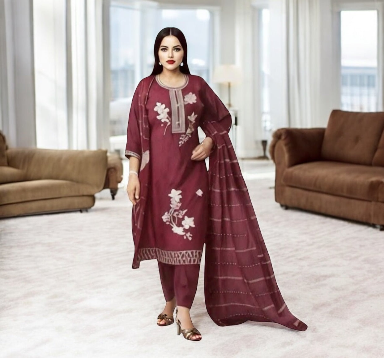 Big size straight kurta