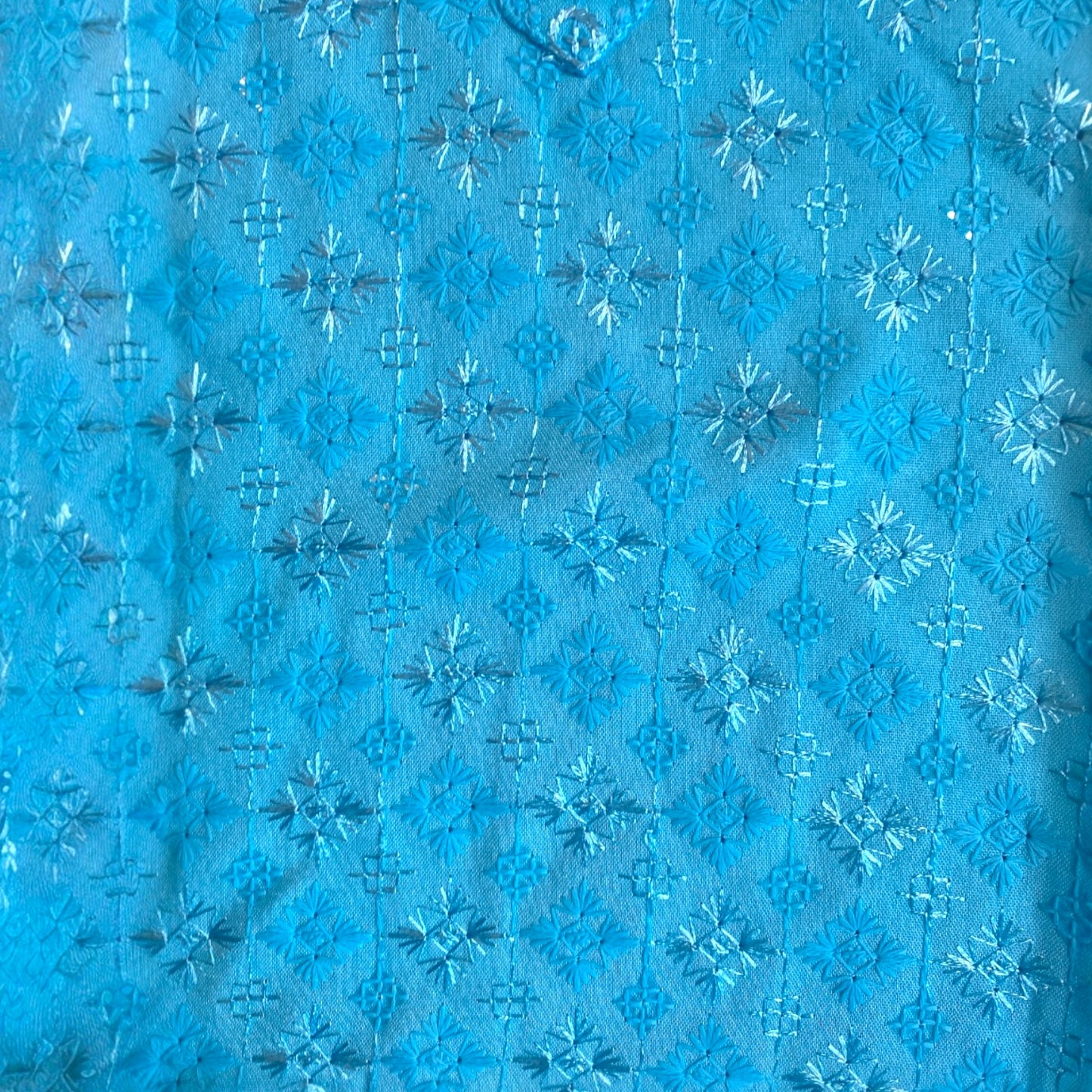 Chikankari father-son family combo set