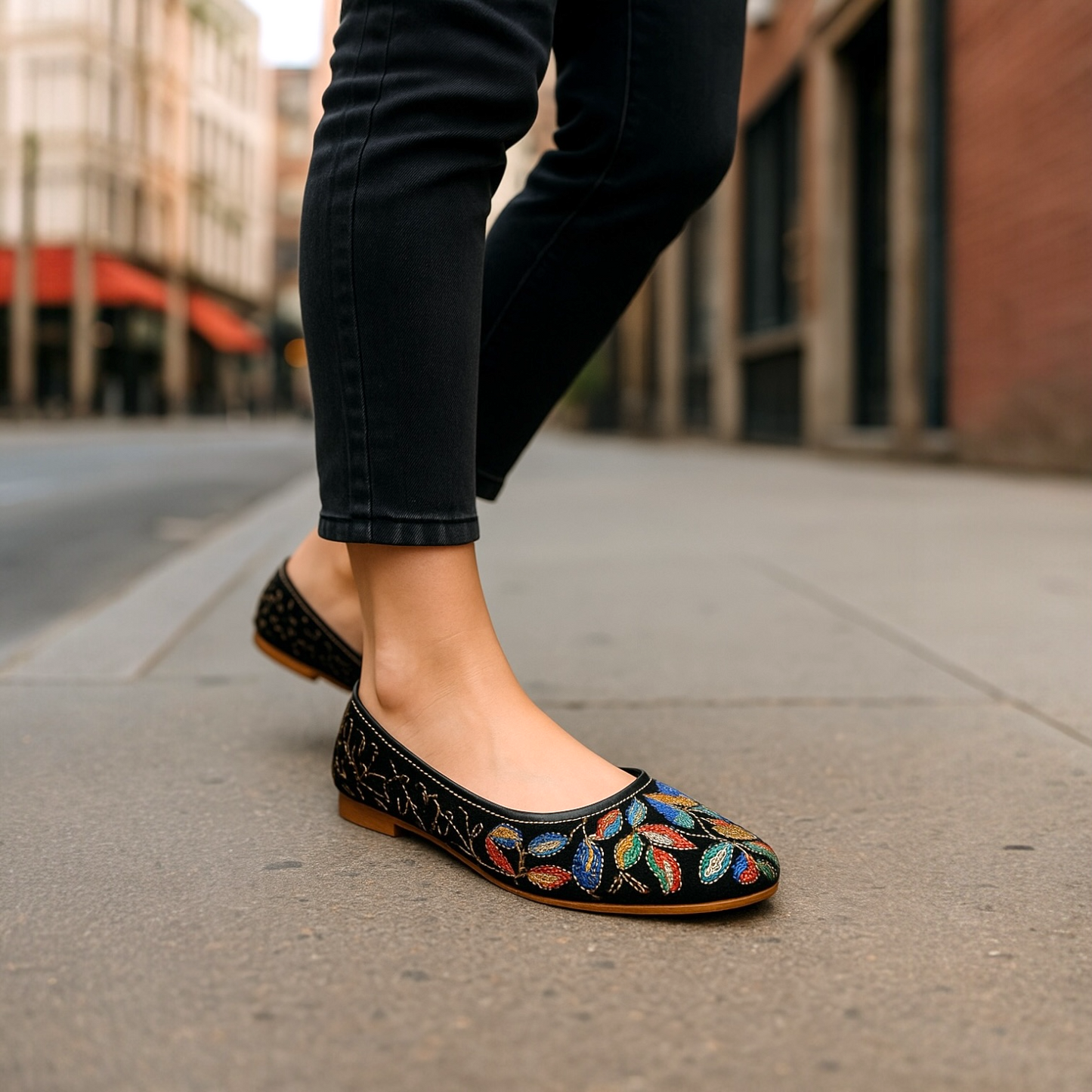 Mehka Juttis embroidered