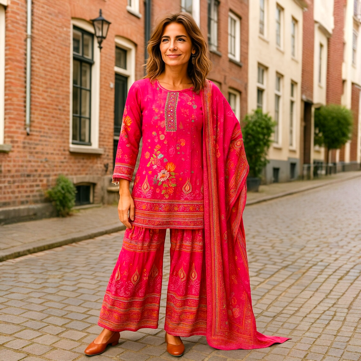 Salwar kurti with dupatta sets.