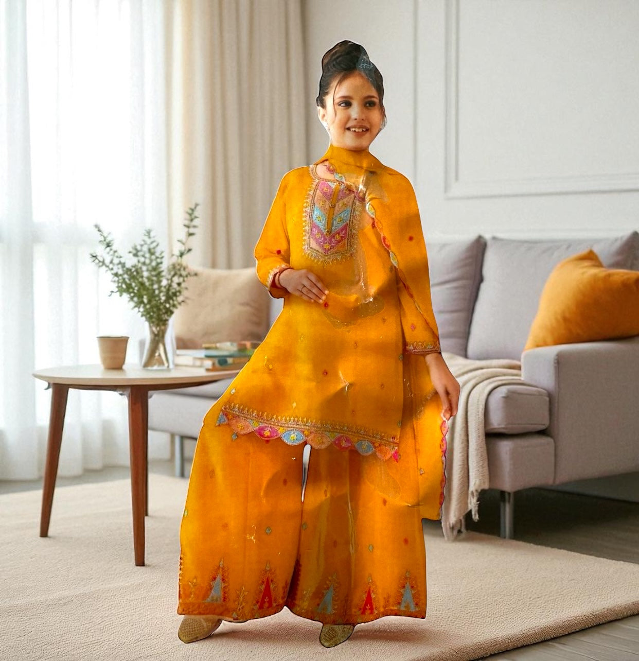 Priya creation plazo set