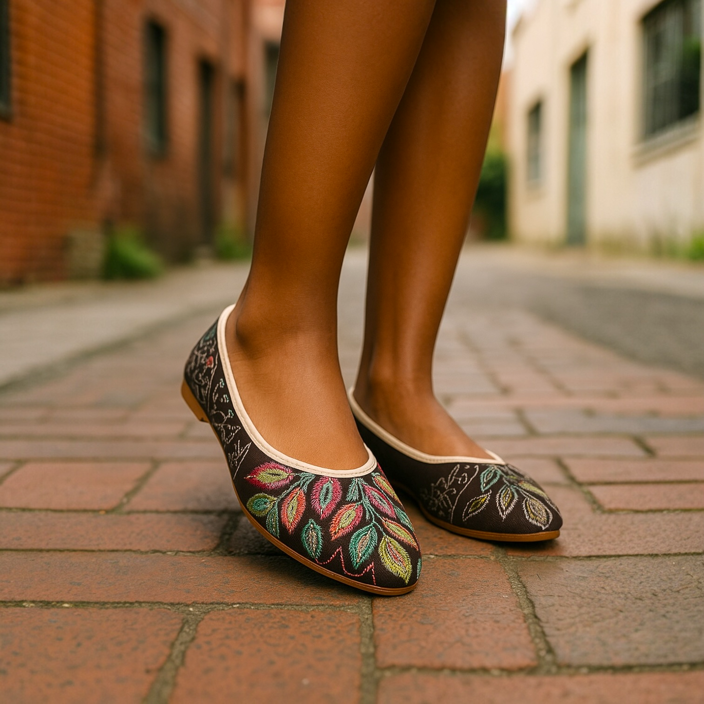 Mehka Juttis embroidered