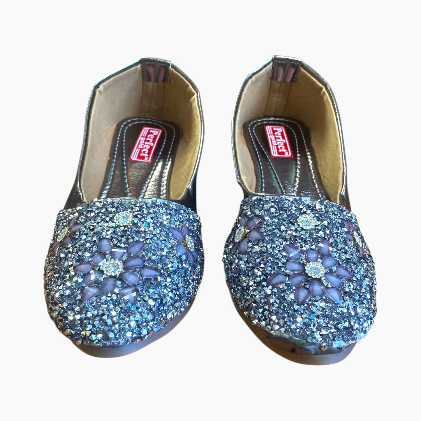 Perfect gold slip on shoe women