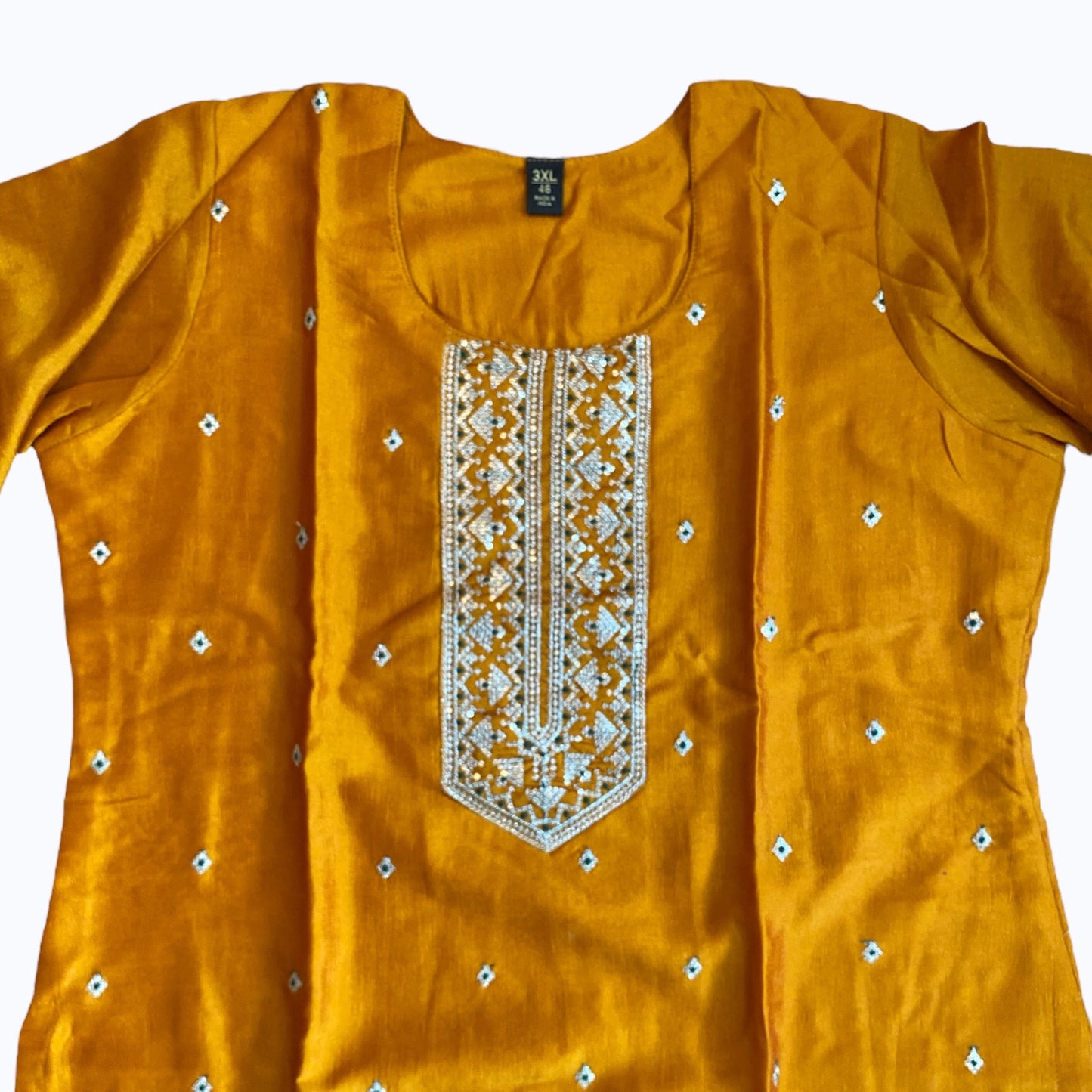 Big size silk kurta