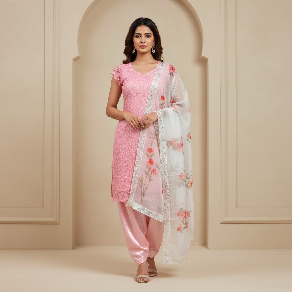 3 Piece Patiala kurta set