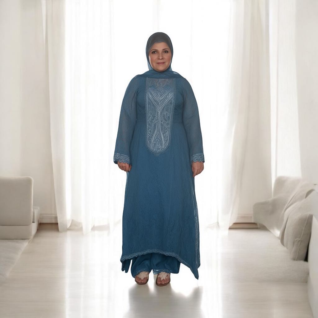 Kanku cotton kurta with plazzo pant set
