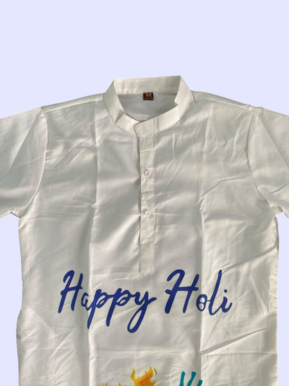 Holi men’s kurta top only