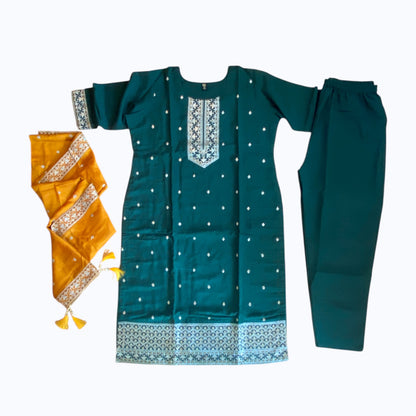 Big size silk kurta