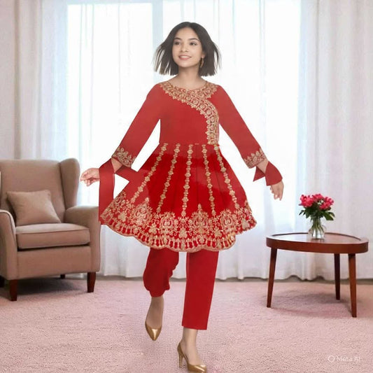 Priya creations anar kali kurta set