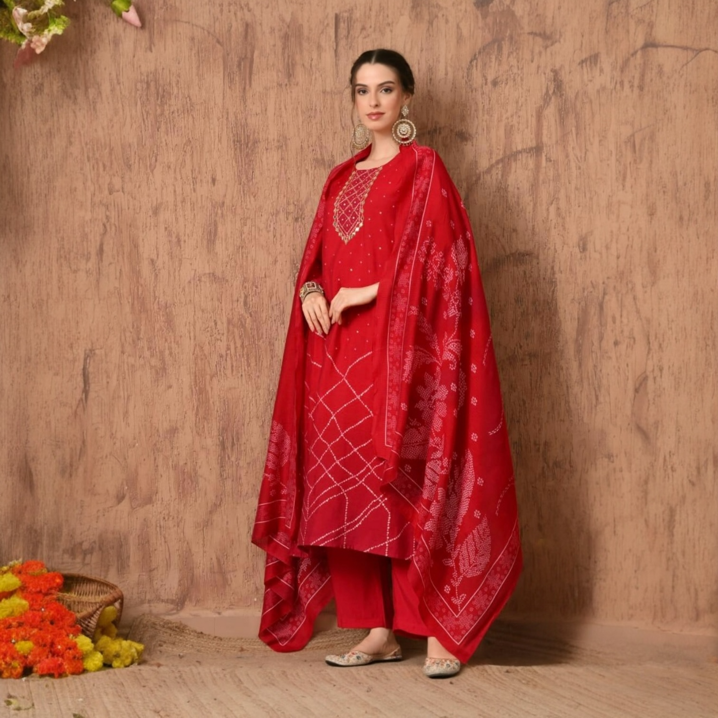 Detailed Embroidery Work – Designer Festive Suit Set for women