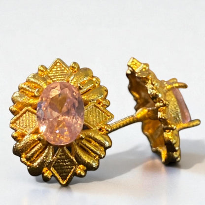 Shubh shri gold plated ear-tops