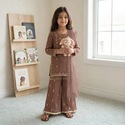 Teeya creation mother-daughter palazzo set