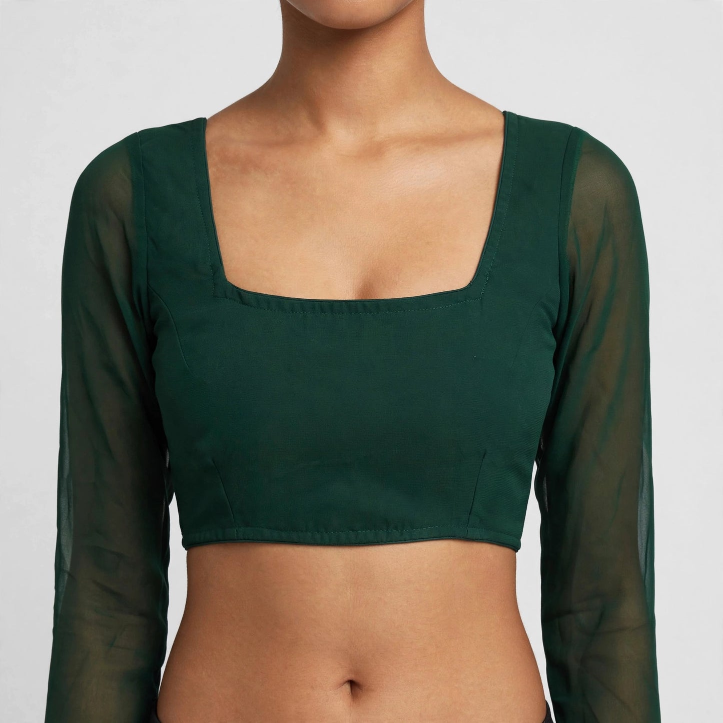 Long sleeves regular blouse