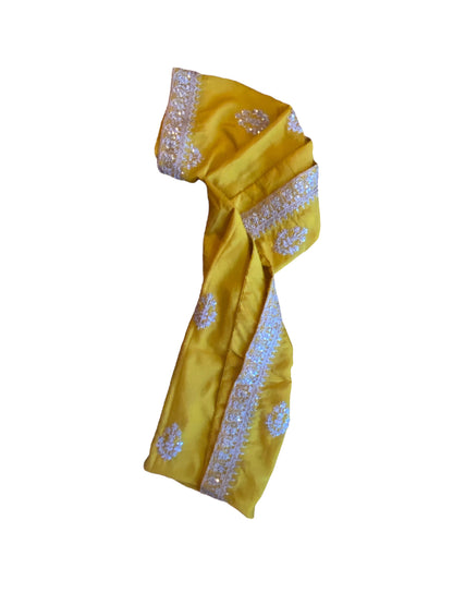 Silk 3 piece kurta set with pocket