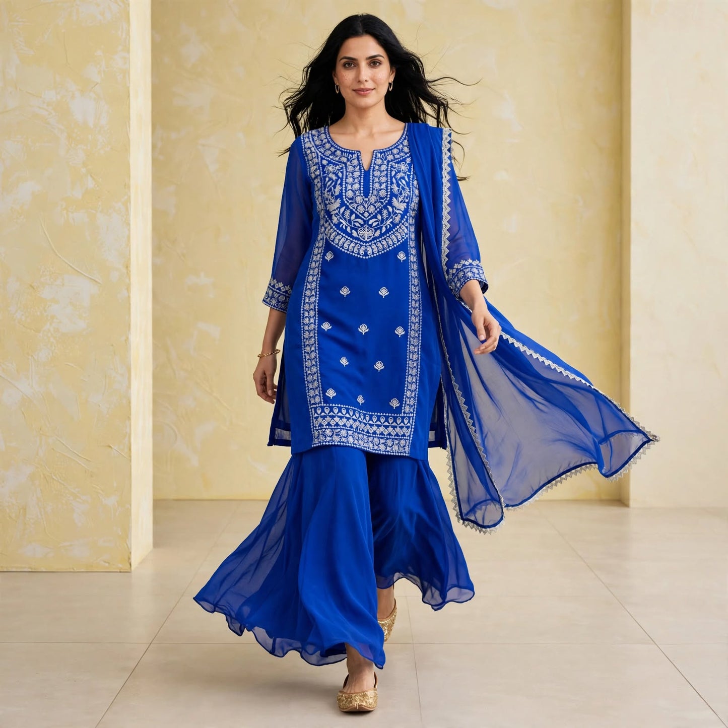 Intricate Thread Work Salwar Suit