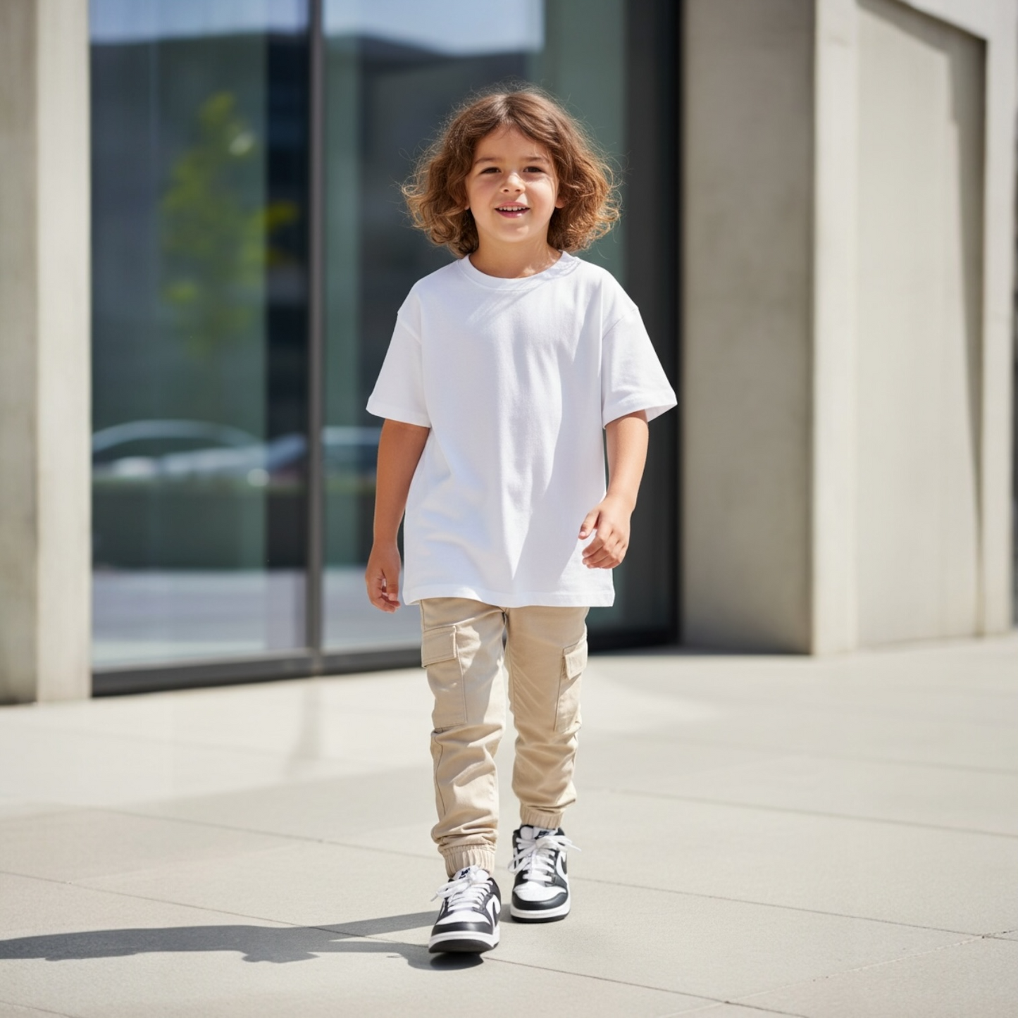 Plain T-shirts for little