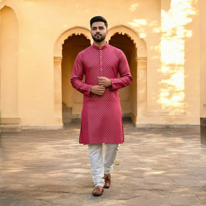 Ankle length with elestic waist churidar kurta set