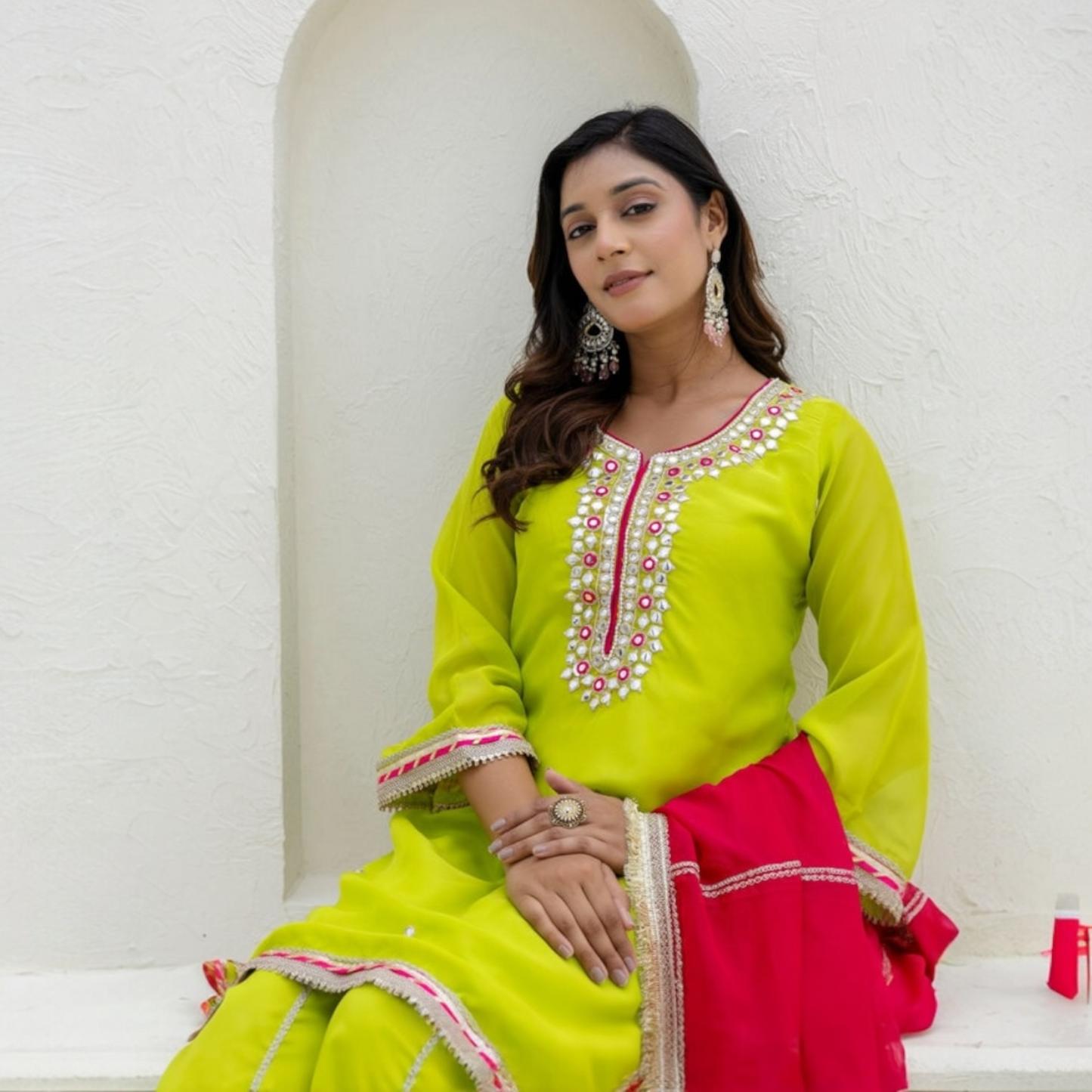 FLAIRED PLAZZO suit SET