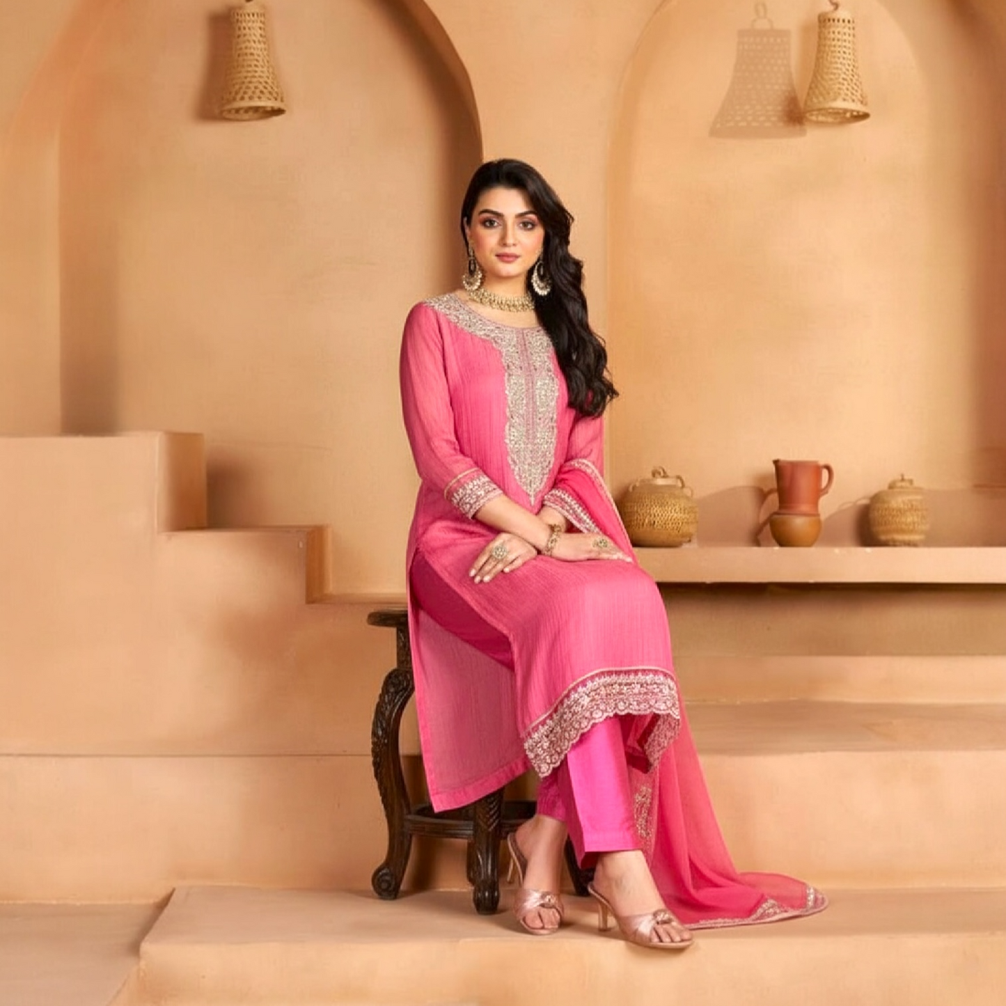 Salwar kameez kurta set.