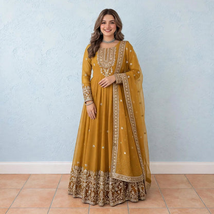 Shahi Udaipuri Anarkali suit set