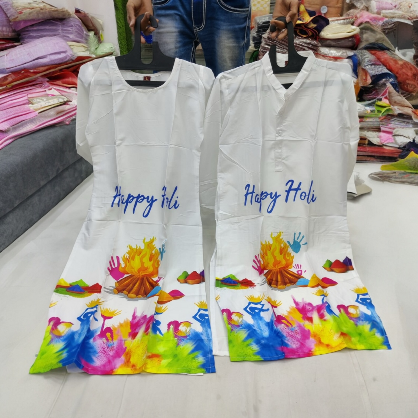 Holi men’s kurta top only