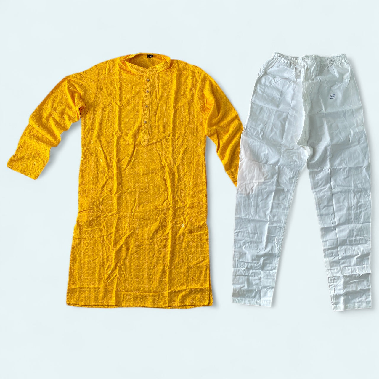 LAKHNAVI EMBROIDERED SEQUIN KURTA