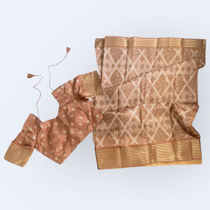Bandhani Saree and blouse set