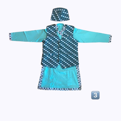 Daura Suruwal Gorkhali Ethnic Suit for Men - Traditional Clothing, Men's Ethnic Wear