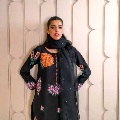 Salwar Kameez with farshi pant