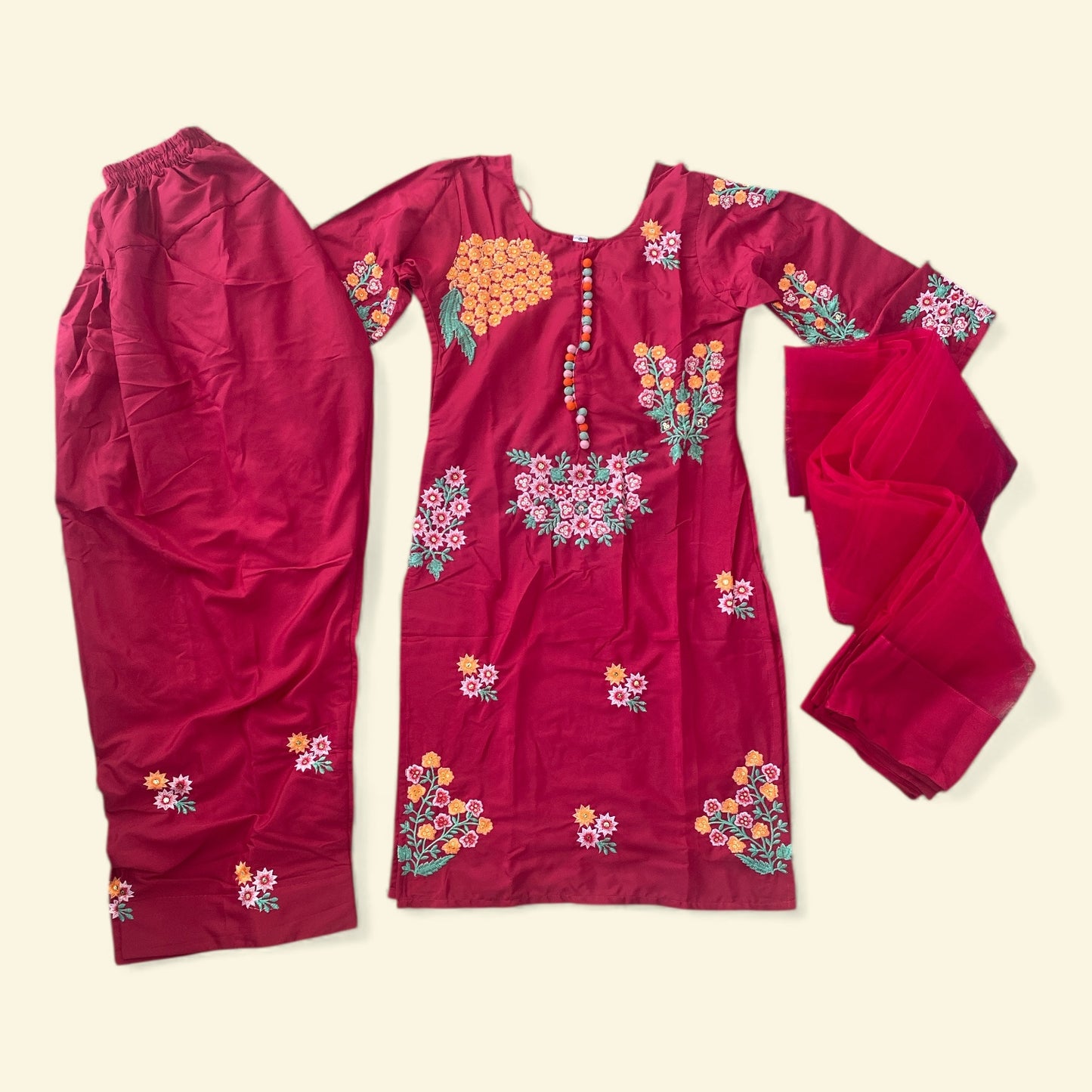 Salwar Kameez with farshi pant