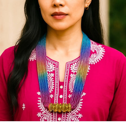 Nepali ethnic necklace potey